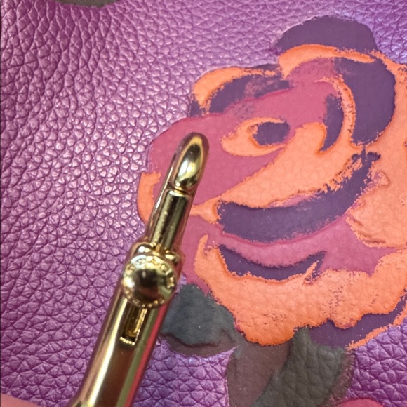 Coach Mollie 22 Bucket Bag Roses Crossbody - Picture 2 of 11